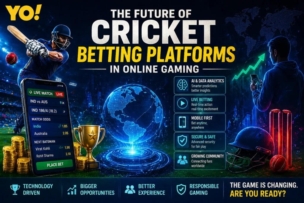 Future of cricket betting platforms in online gaming with technology and live betting features