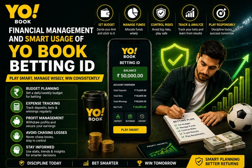YO BOOK Betting ID financial management and smart usage in online gaming
