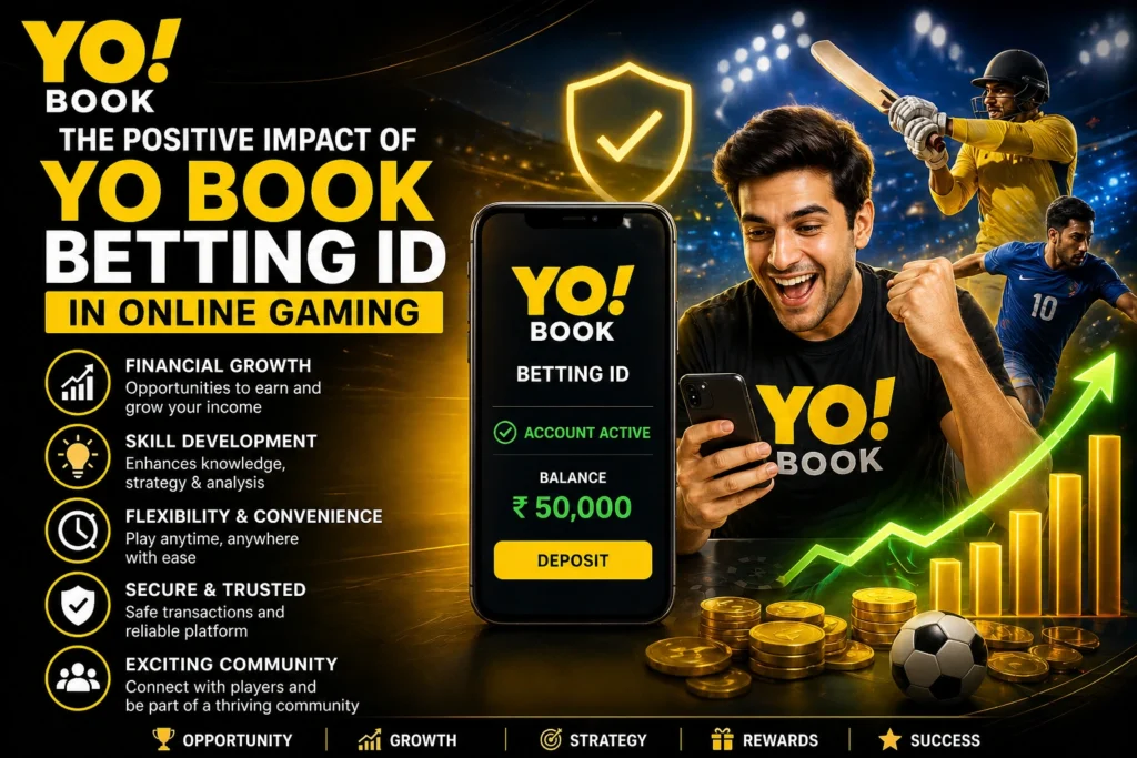 YO BOOK Betting ID positive impact in online gaming showing rewards and growth